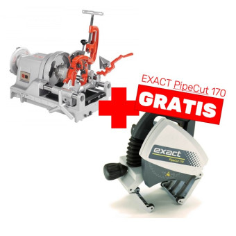 RIDGID Model 1233 elektrický stacionárny závitorez do 3" + ZADARMO píla Exact