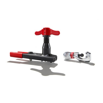 ROTHENBERGER Pertlovačka ROFLARE REVOLVER + rezák ROTRAC 28 PLUS Chrome