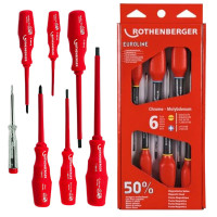 ROTHENBERGER Sada šrobovákov VDE 7ks