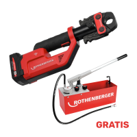 Rothenberger COMPACT III mini lisovačka, AMP Share (Bosch akumulátory)